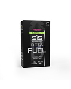 Science In Sport Beta Fuel Energy Gel + Electrolyte - box of 6 gels - raspberry and lemon