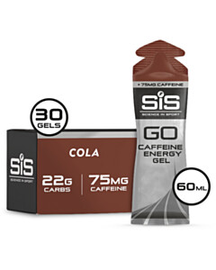 Science In Sport GO Energy + Caffeine Gel - box of 30 gels - cola
