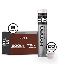 Science In Sport GO Hydro Tablet - 8 tubes - cola + caffeine