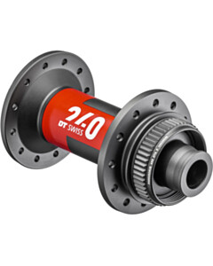 DT Swiss 240 Classic front disc Centre-Lock 100 x 12 mm, 24 hole black