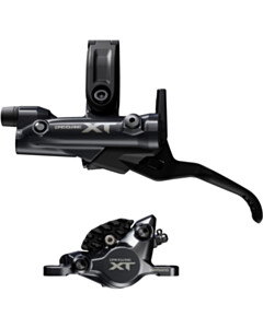 Shimano Deore XT BR-M8200/BL-M8200 XT 2 pot bled brake lever/post mount calliper, rear left
