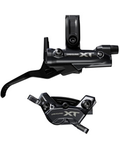 Shimano Deore XT BR-M8220/BL-M8200 XT 4 pot bled brake lever/post mount calliper, front right