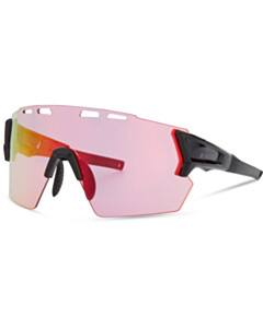 Madison Eyewear Stealth Gloss Black Sunglasses - 3 Lens Pack - Pink Rose Mirror / Amber / Clear