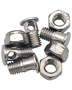 M Part Universal mudguard eye bolts w/nuts x4, fits primo guard
