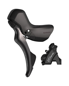 Shimano CUES CUES ST-U6030 bled hydraulic, mechanical STI set, flat mount calliper, LH rear