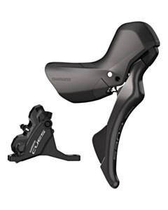 Shimano CUES CUES ST-U6030 bled hydraulic, mechanical STI set, flat mount calliper, RH Front