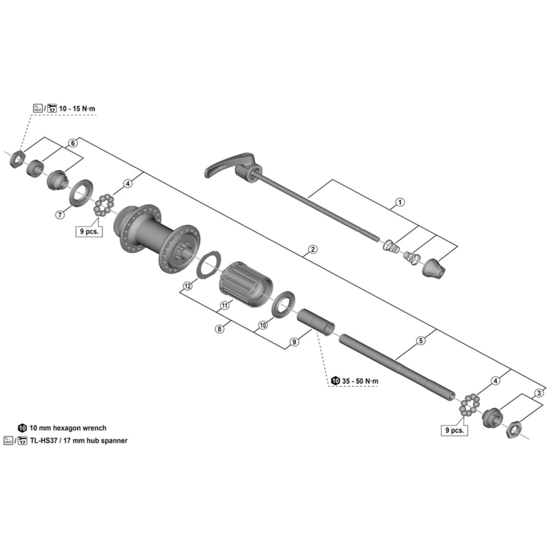 Shimano hub parts deals