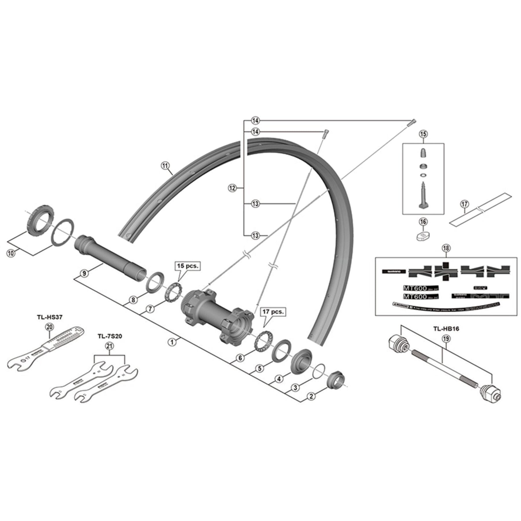 Shimano Spares WH-RS10 nipple