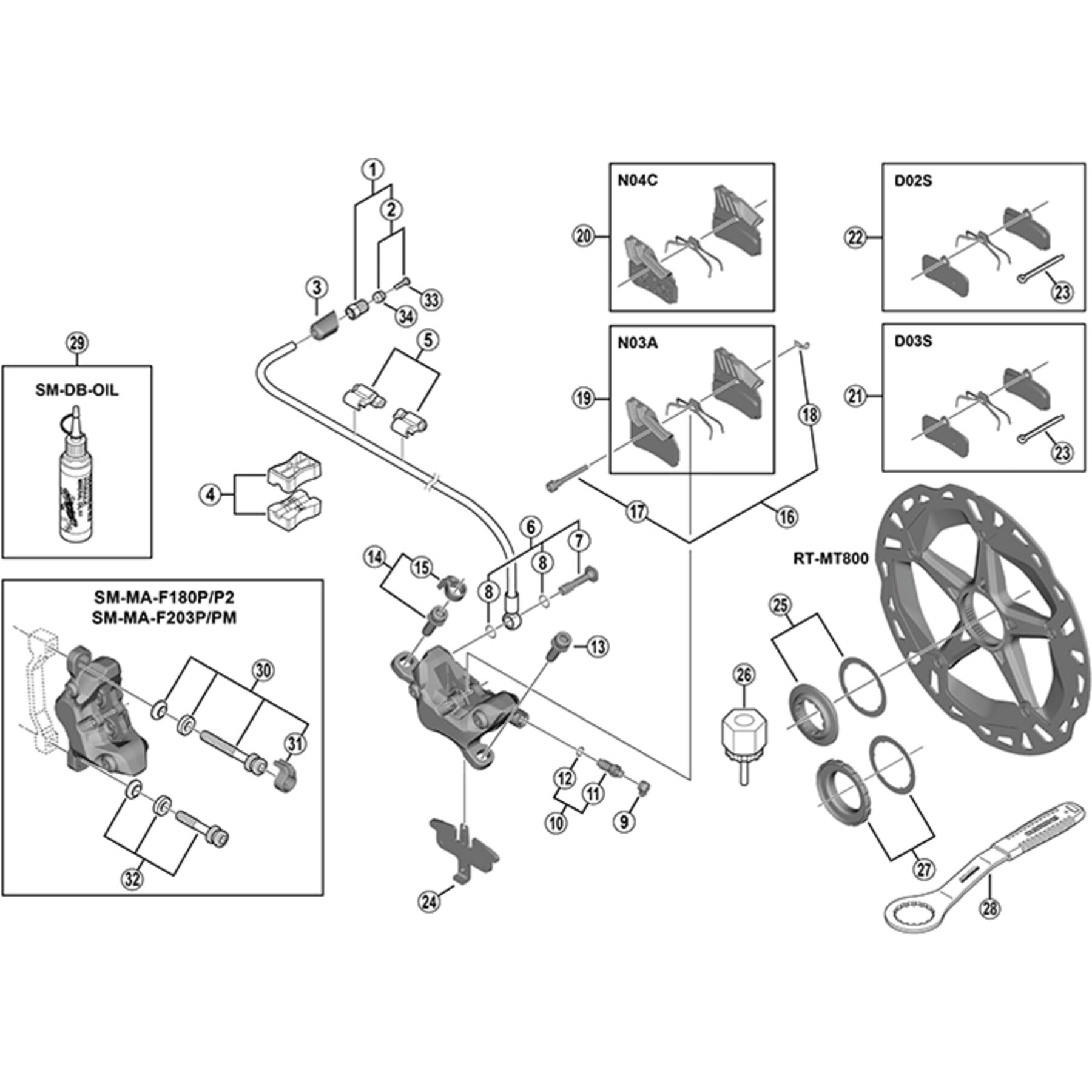 Shimano Spares BR-M755 bleed nipple cap