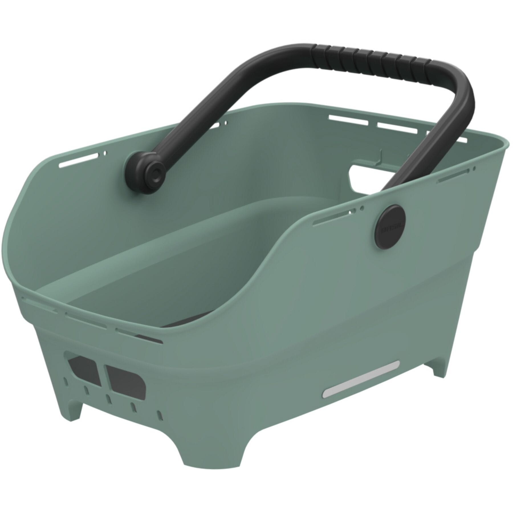 Freewheel Basil  Cento Neo Rear Bicycle Basket silvergreen | Extra 10% off for BC Members, money back guarantee + FREE Delivery options & Returns