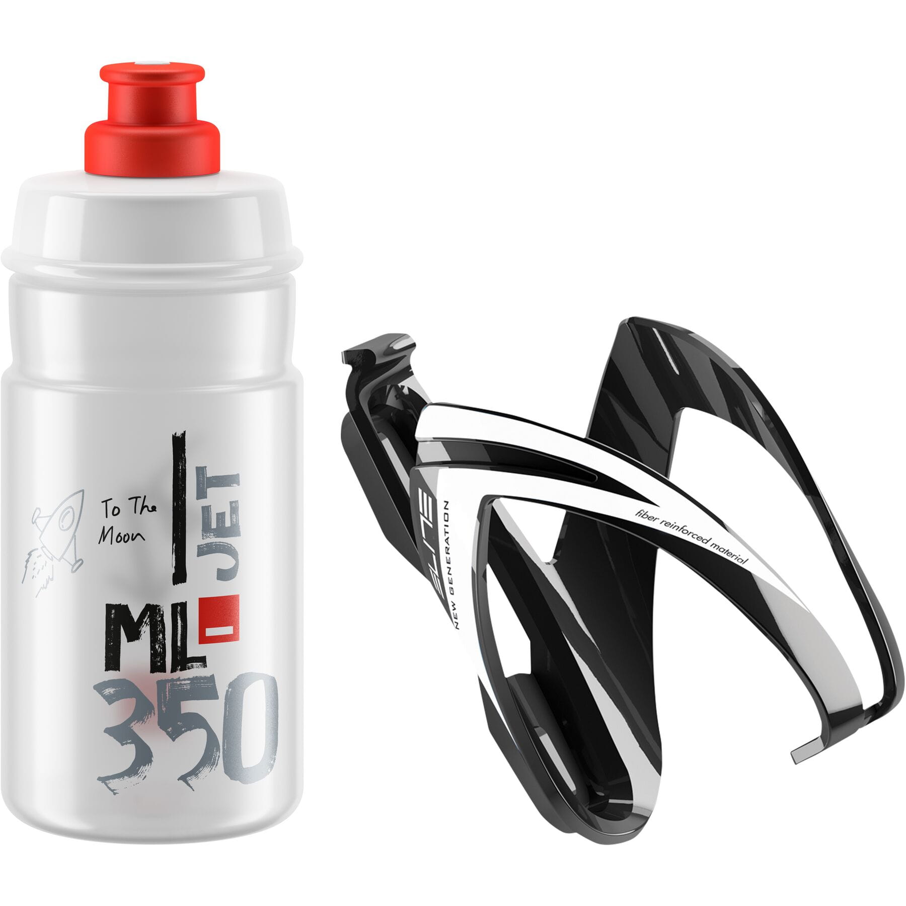 Elite Ceo Jet youth bottle kit includes cage and 66 mm