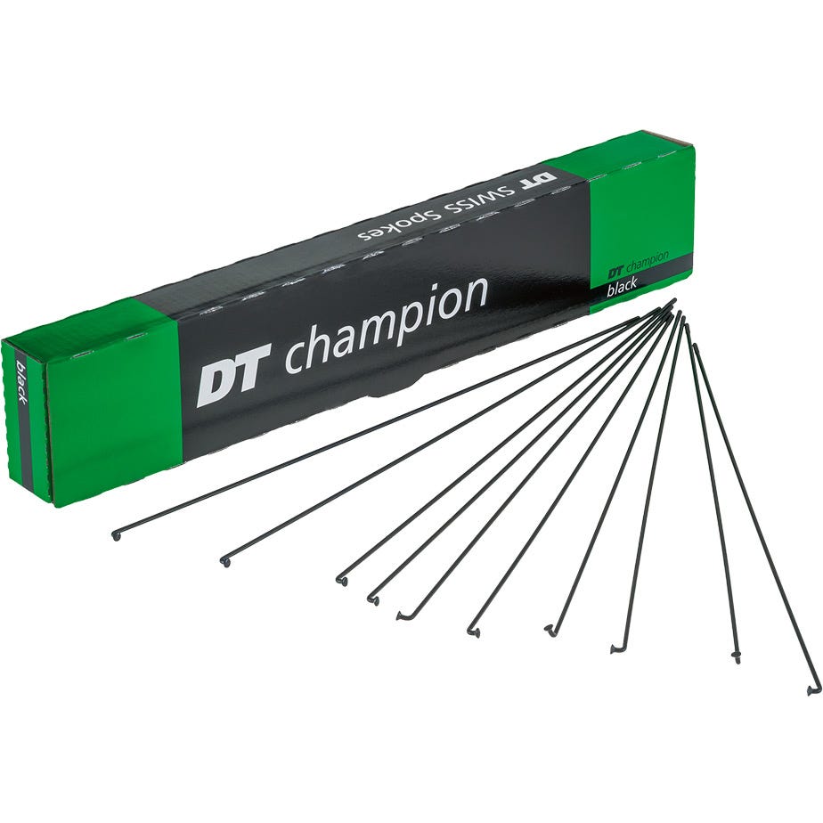 DT Swiss Champion black spokes 14g = 2mm box 100