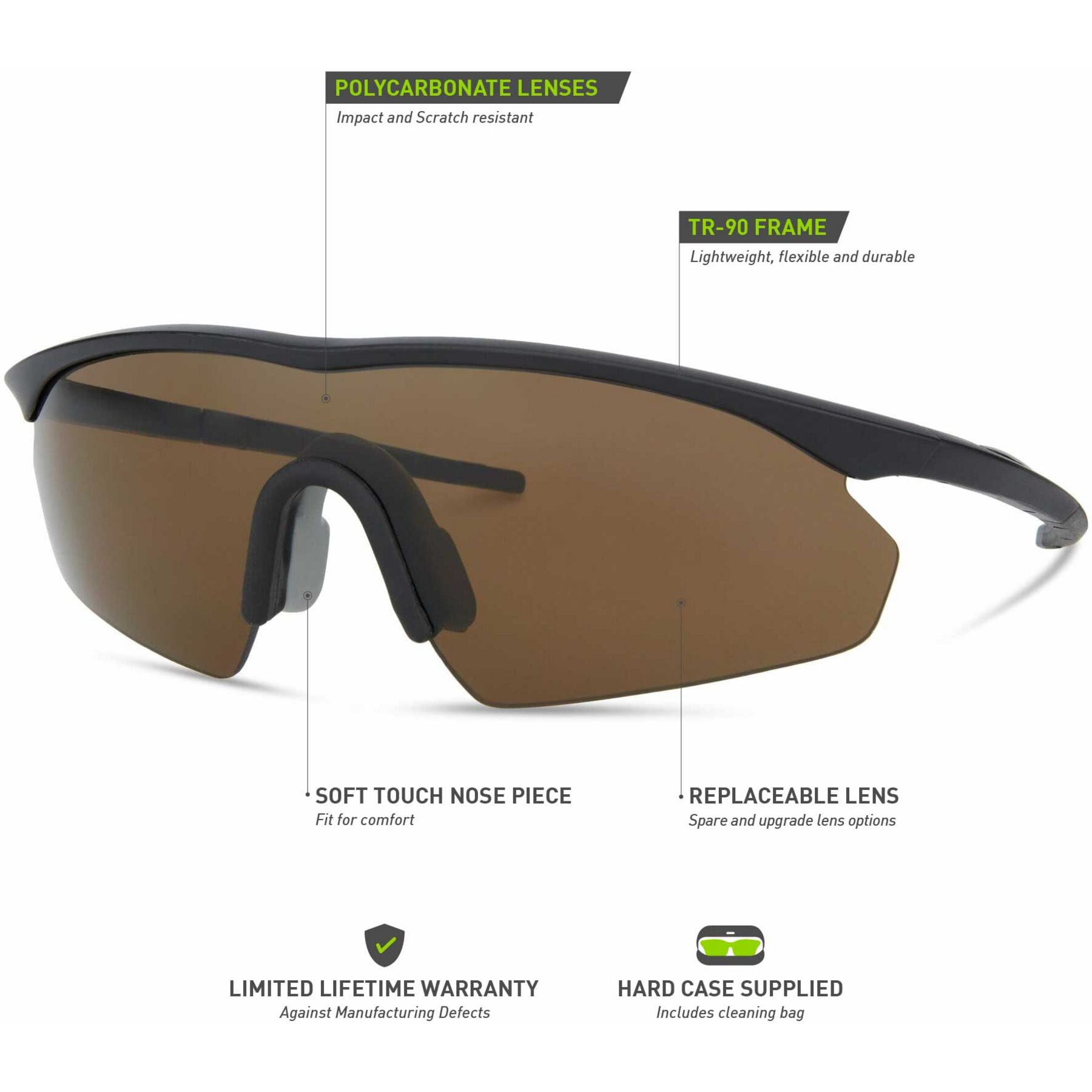 Sunglasses with lifetime warranty discount