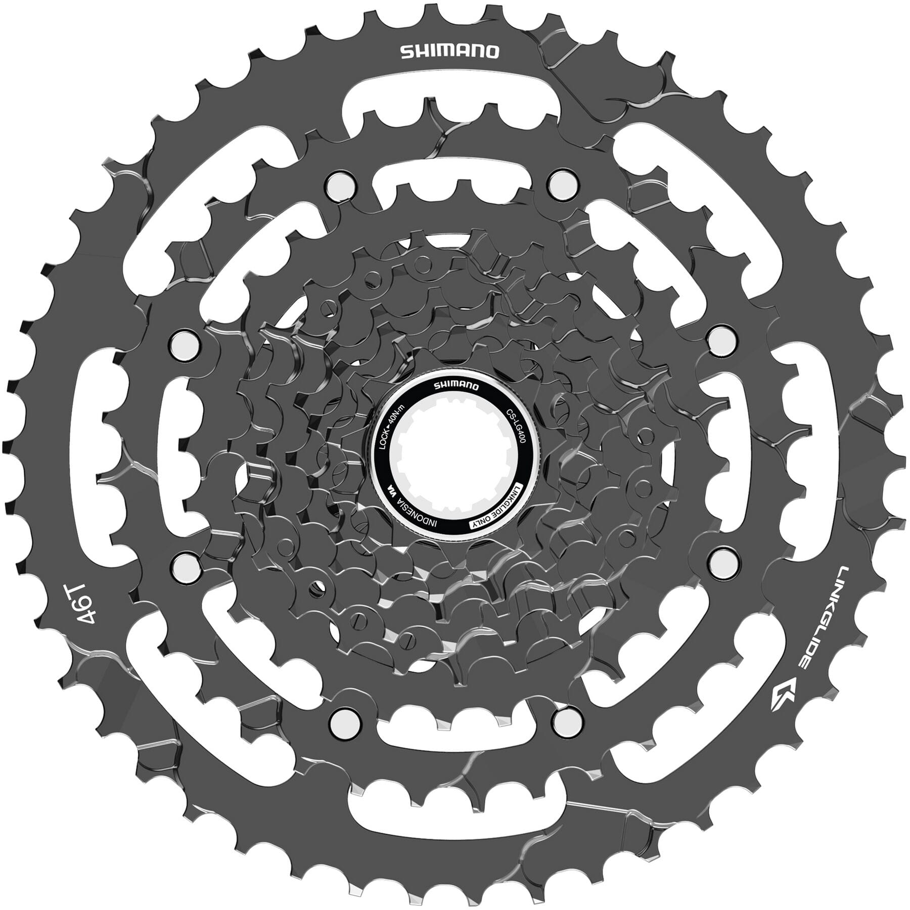 Shimano CUES CUES CS-LG400-9 Link Glide cassette