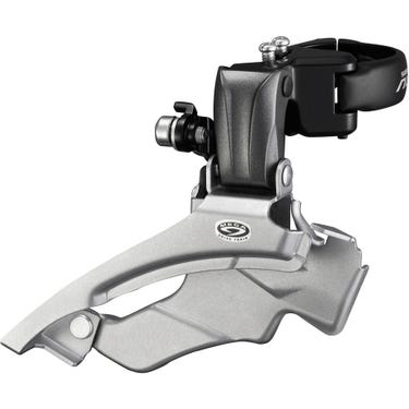 FD-M371 Altus hybrid 9-speed front derailleur, conventional swing, dual-pull