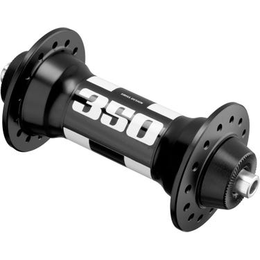 350 front 28 hole hub 100 mm black / white