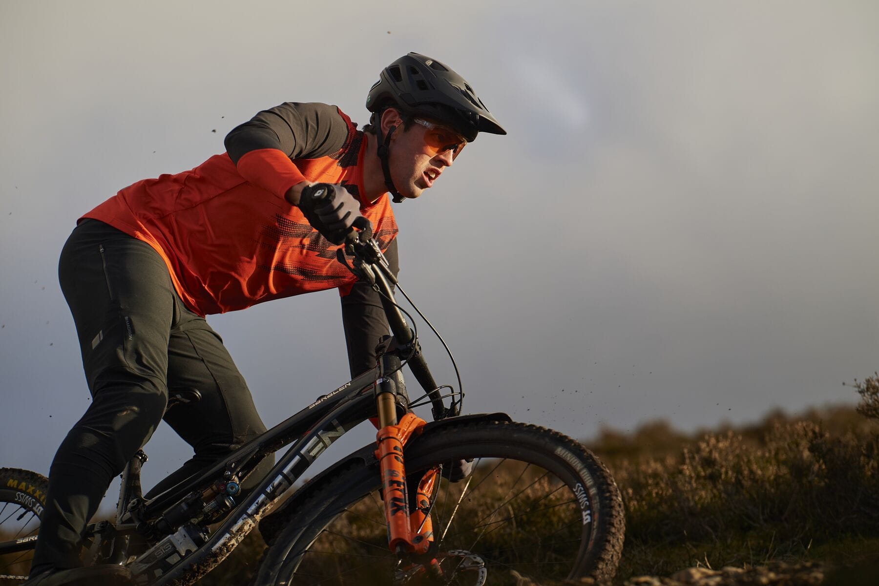 Mountain bike jersey long hot sale sleeve