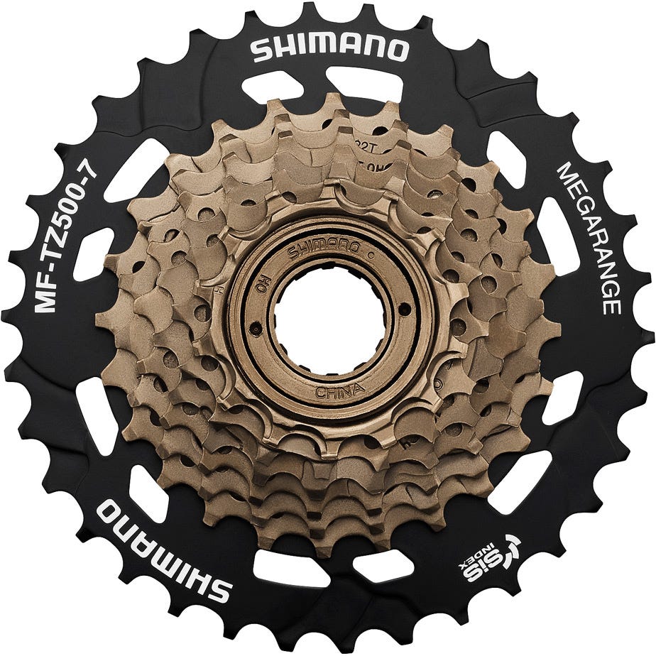 Shimano Tourney / TY MF-TZ500 7-speed multiple freewheel