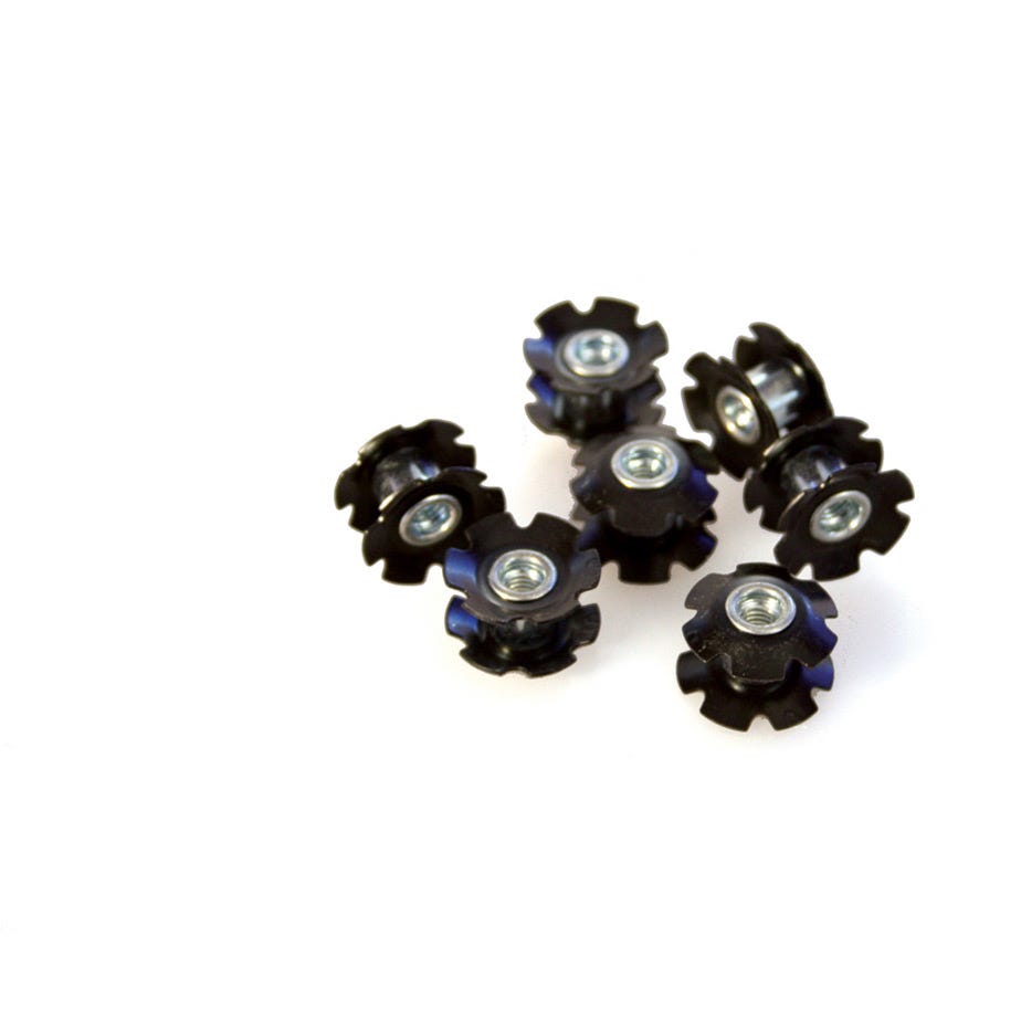 M Part 1 inch star nuts 22.2 mm - 10 pack refill