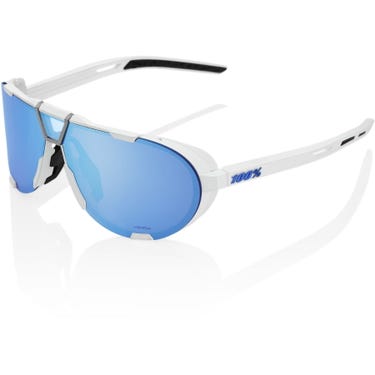 Glasses Westcraft - Soft Tact White - HiPER Blue Multi Mirror Lens