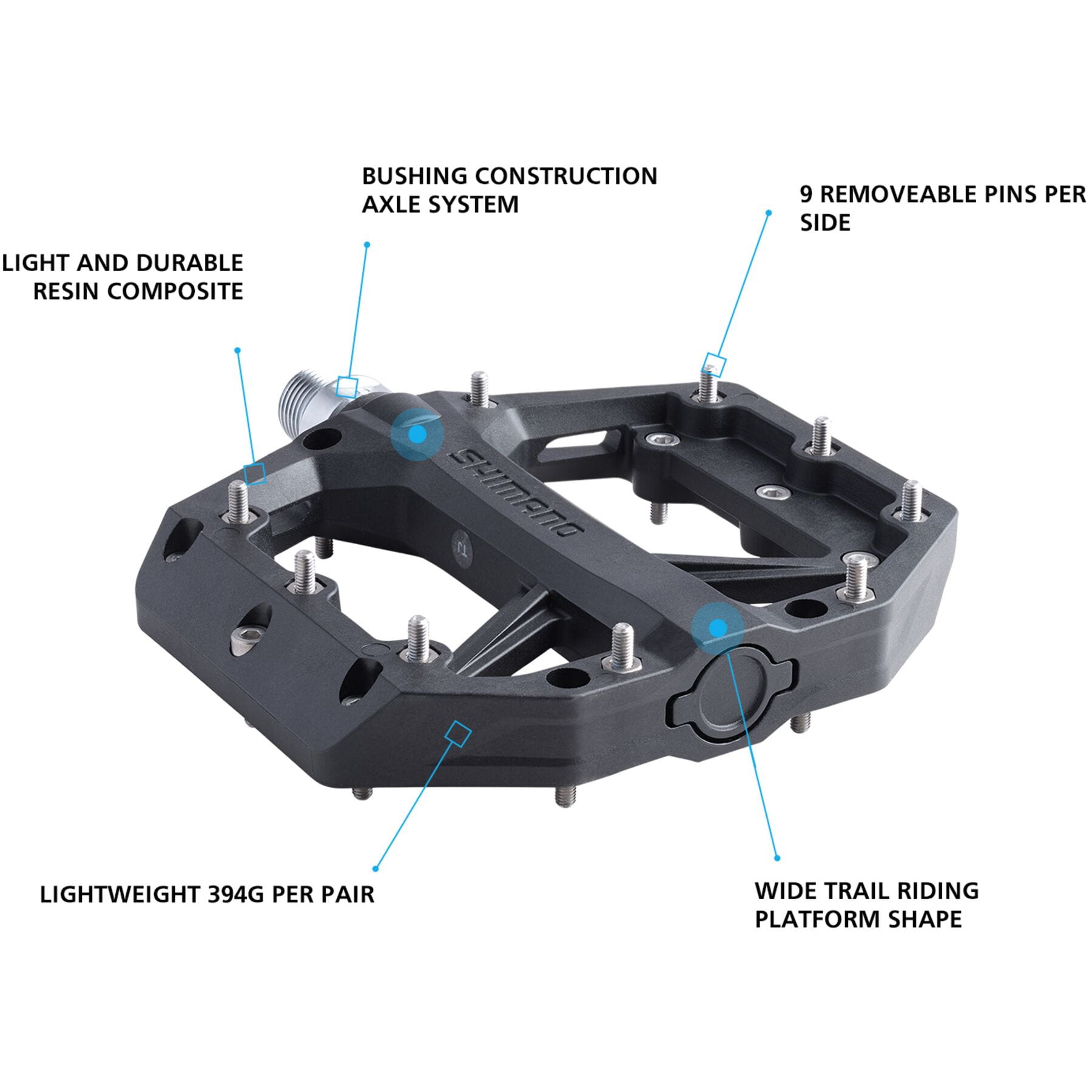 Shimano gr 5 flat platform pedals online