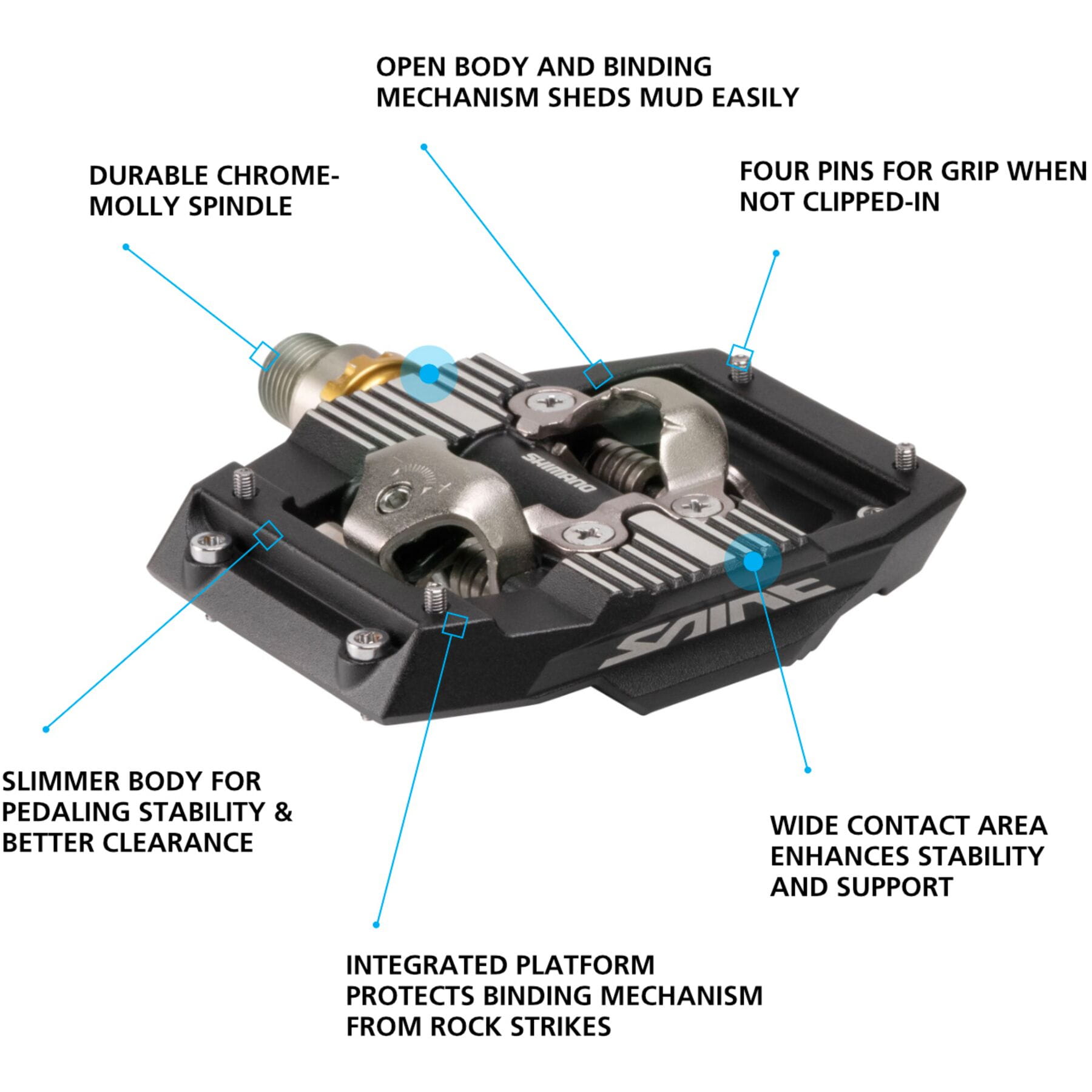 Shimano Saint PD M821 Saint SPD pedals