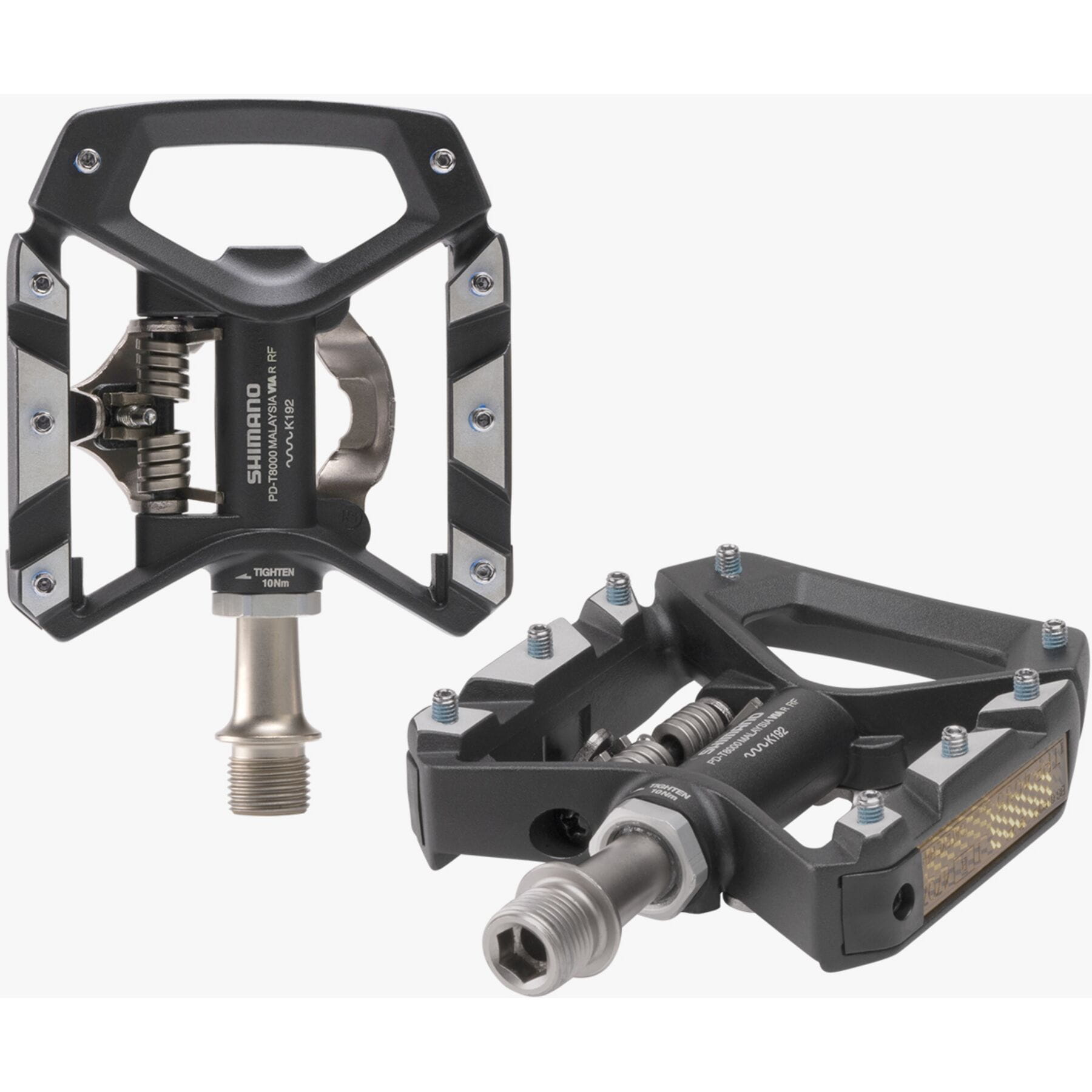 Shimano PD T8000 XT MTB SPD Trekking pedals single sided mechanism Pedals Freewheel