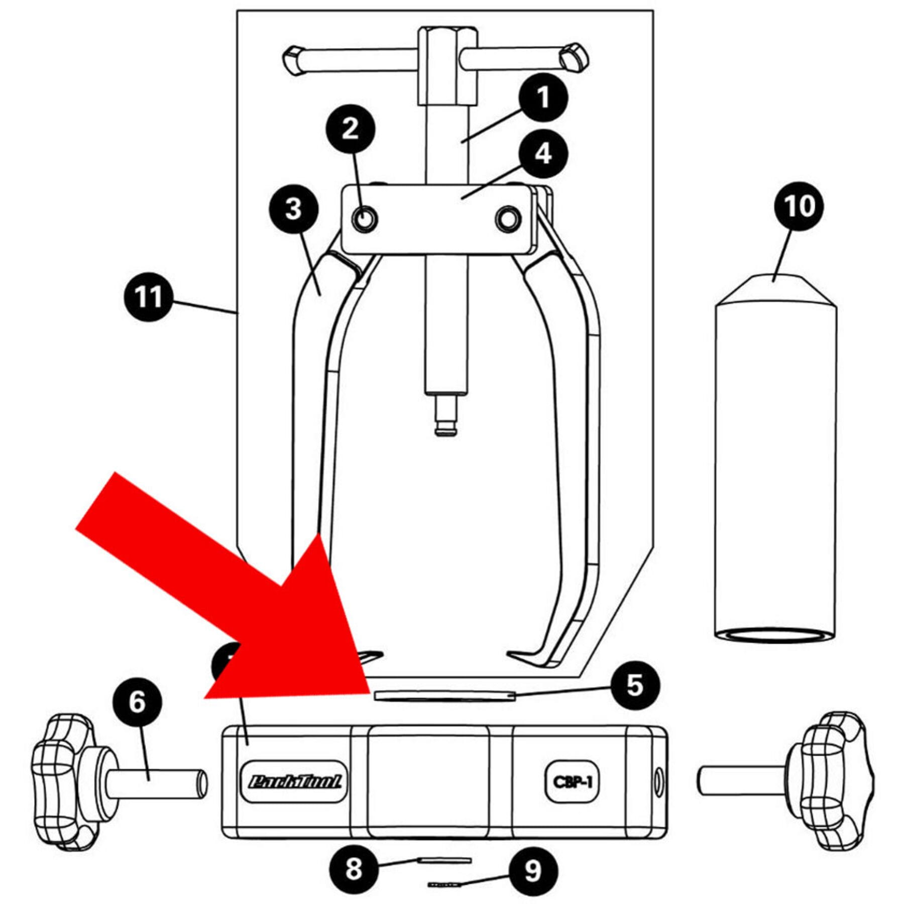 Park Tool 1196 - Large Washer CBP-3