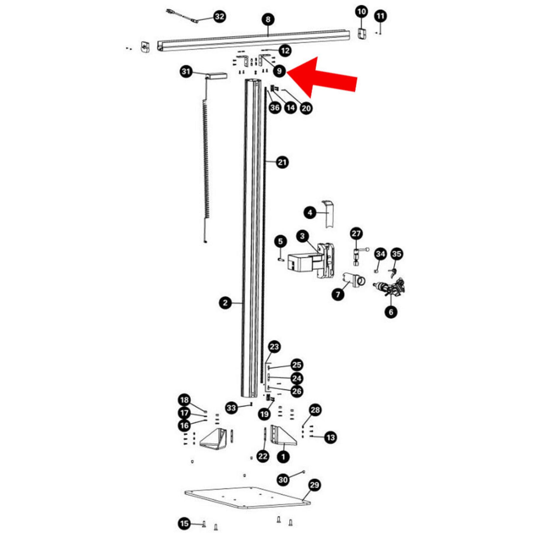 Park Tool 2106-2 - Cross Bar Support - PRS-33/PRS-33.2
