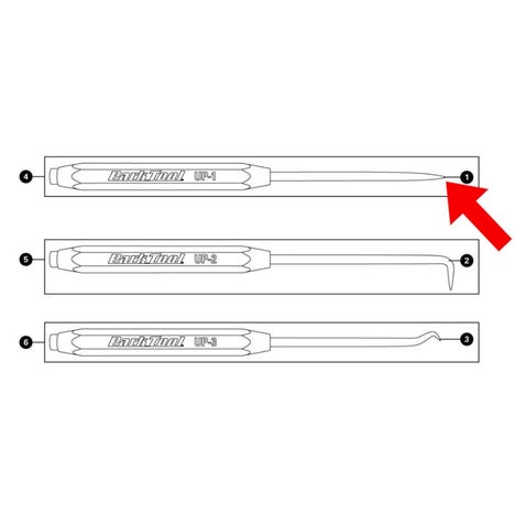 695 - Replacement straight pick insert UP-1