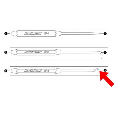 697 - Replacement straight pick insert UP-3