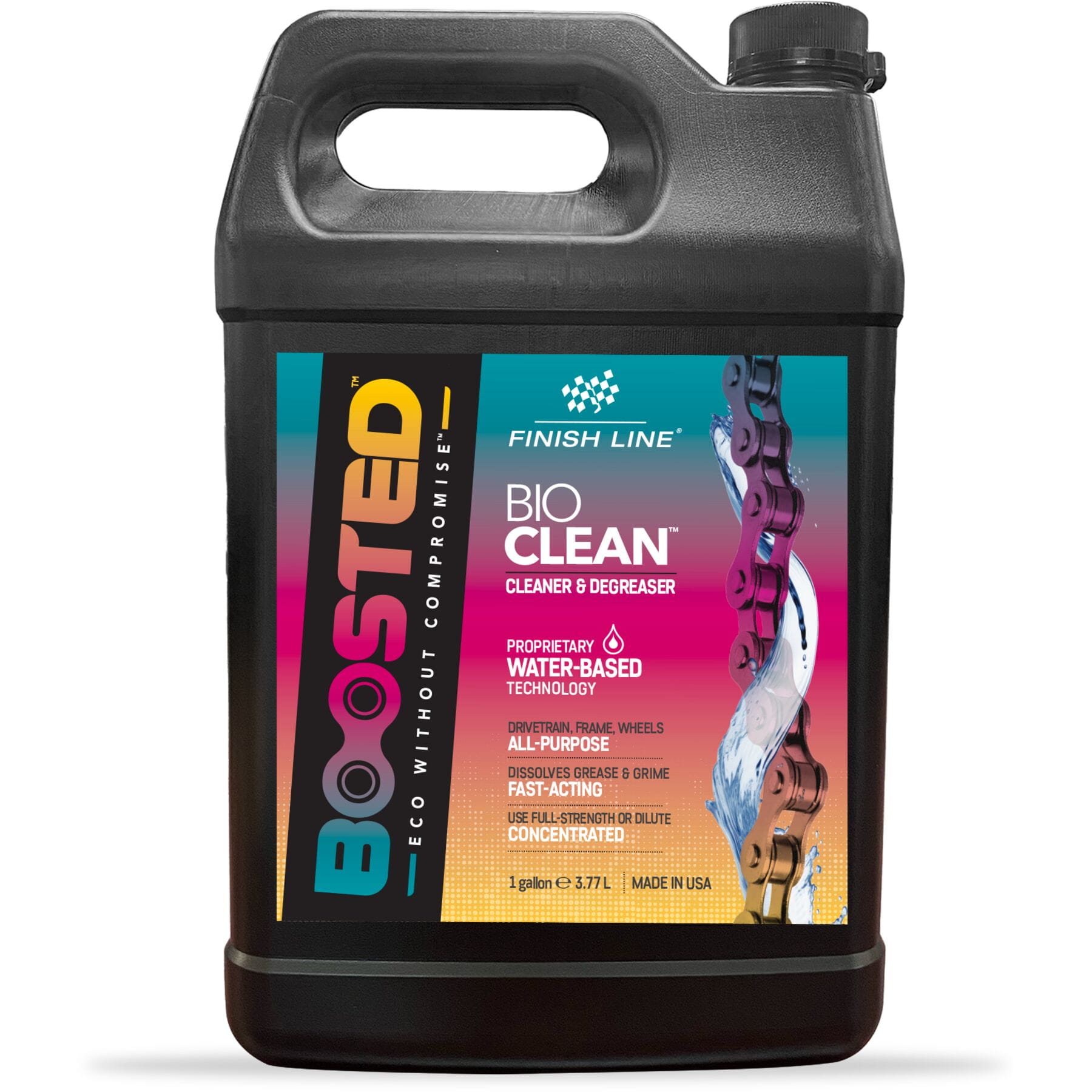 Freewheel Finish Line BOOSTED&trade; - Bio Clean - Cleaner/Degreaser - 1 Gallon / 3.8L - Bottle | Extra 10% off for BC Members, money back guarantee + FREE Delivery options & Returns