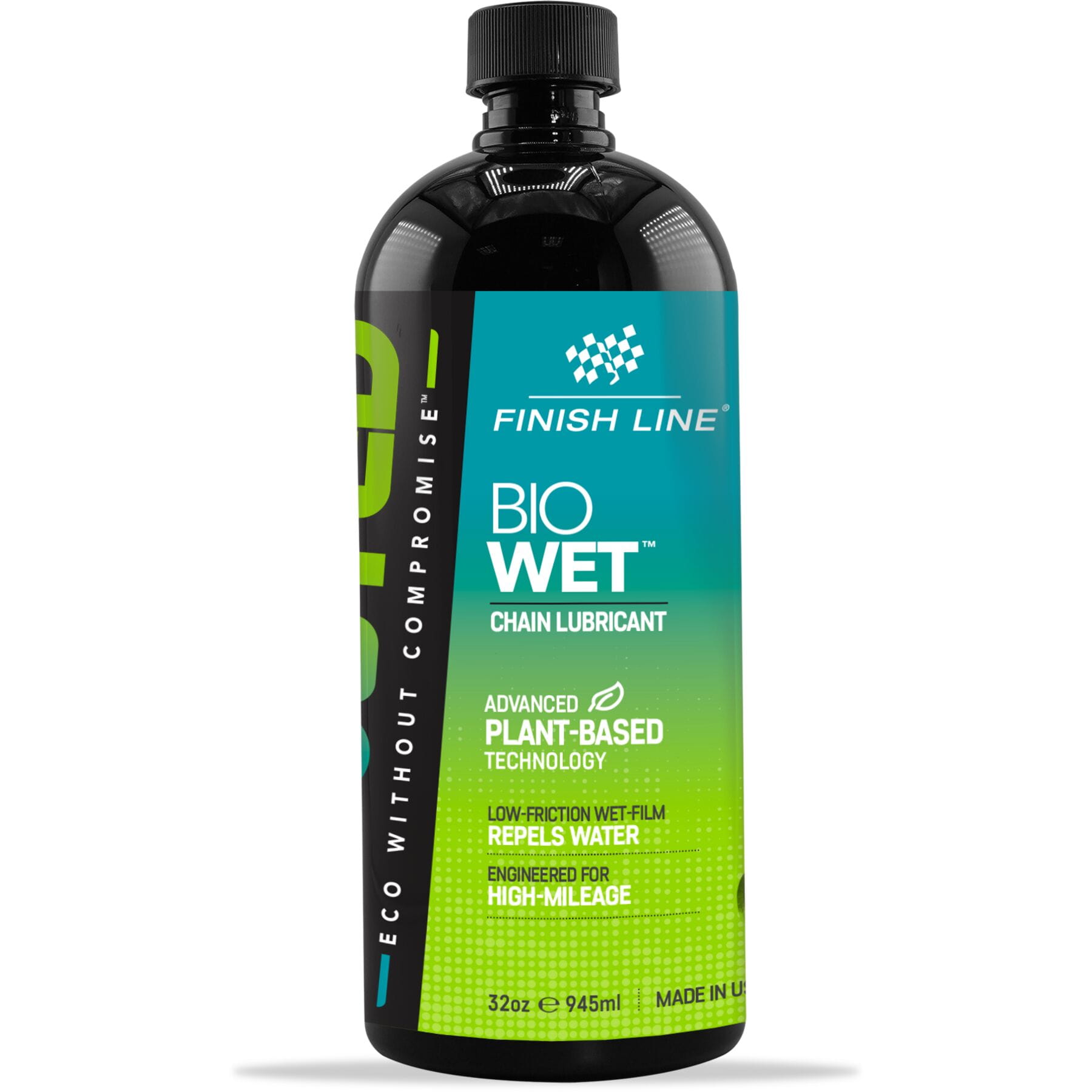 Freewheel Finish Line BOOSTED&trade; - Bio Wet Chain Lubricant - Plant-Based - 32oz/946ml - Bottle | Extra 10% off for BC Members, money back guarantee + FREE Delivery options & Returns