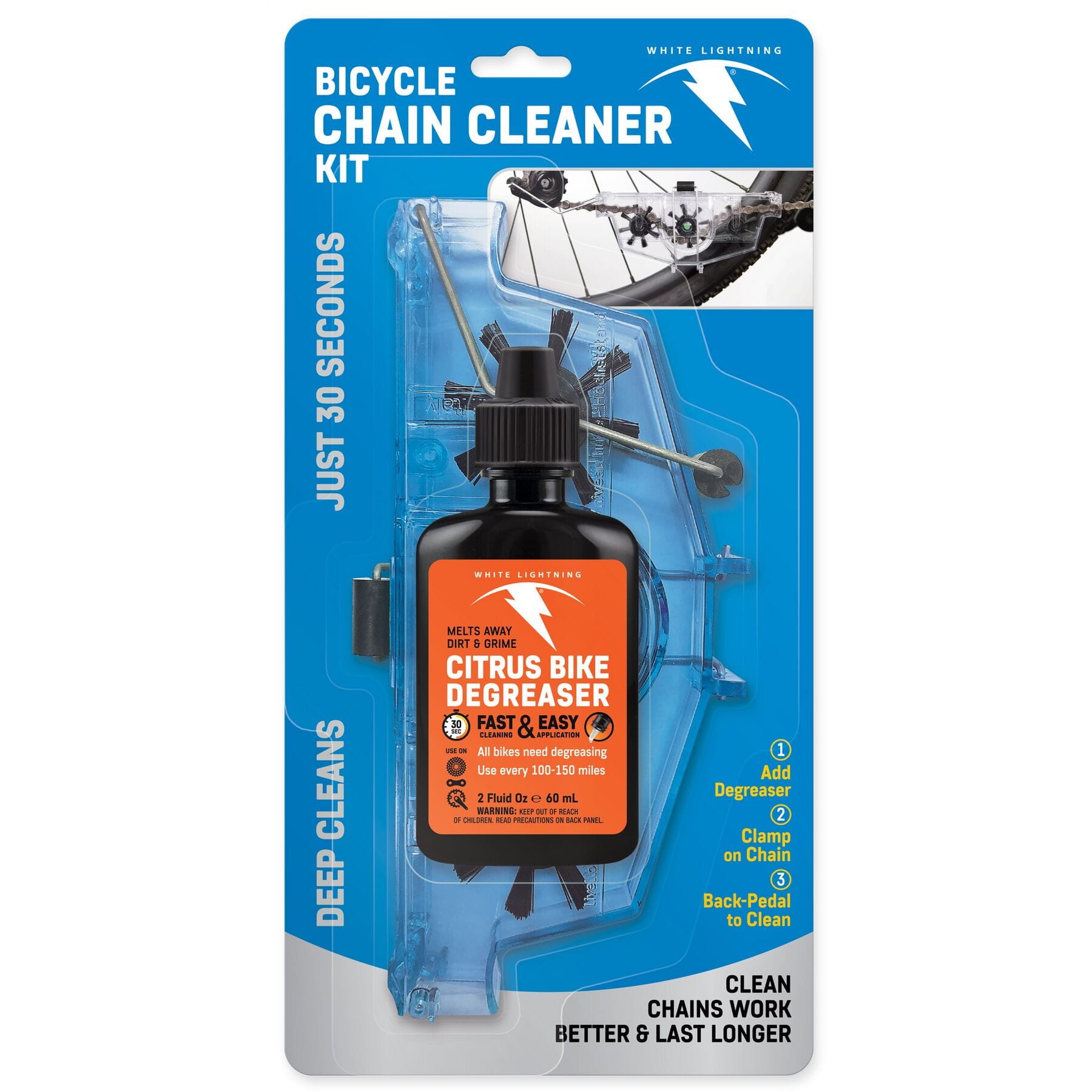 White Lightning Chain Cleaning Kit - Each