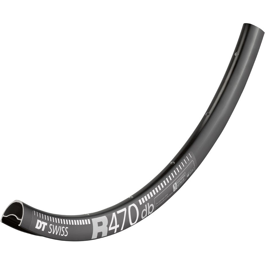 DT Swiss R 470 DB Presta-drilled Disc Brake Black Rim
