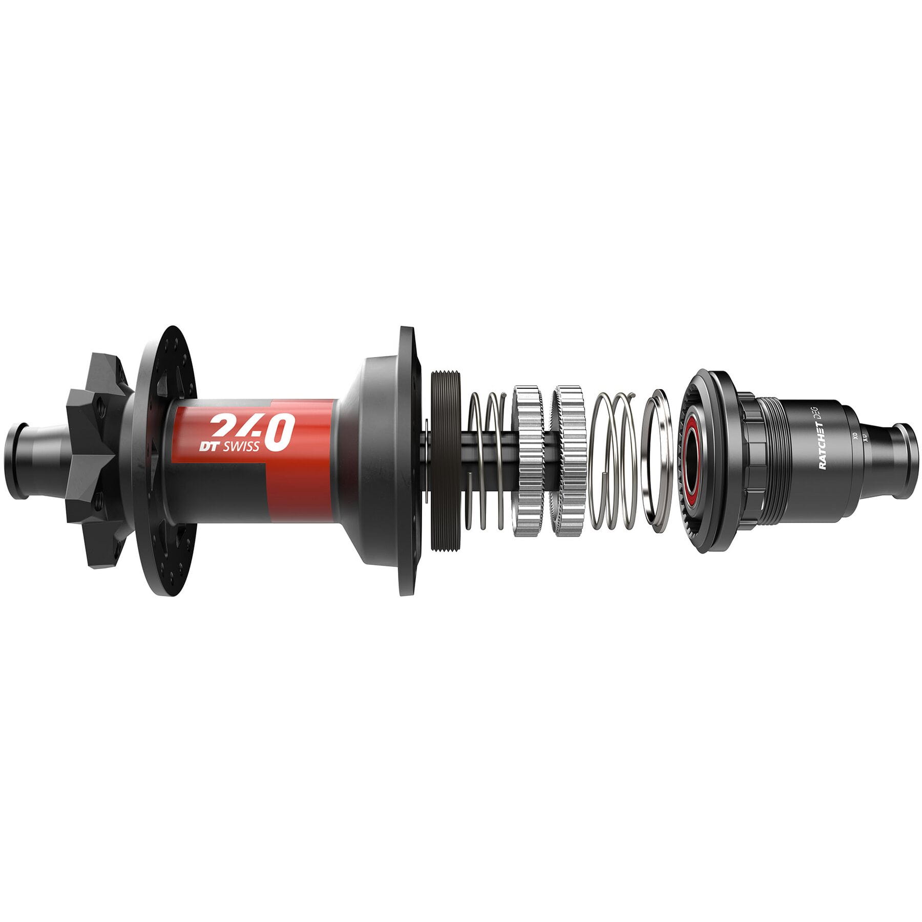 DT Swiss 240 DEG Classic rear disc 6 bolt 148 x 12 mm Boost MICRO SPLINE 28 hole black Hubs Freewheel