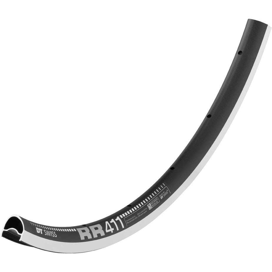 DT Swiss RR 411 asymmetric SBWT Presta-drilled black