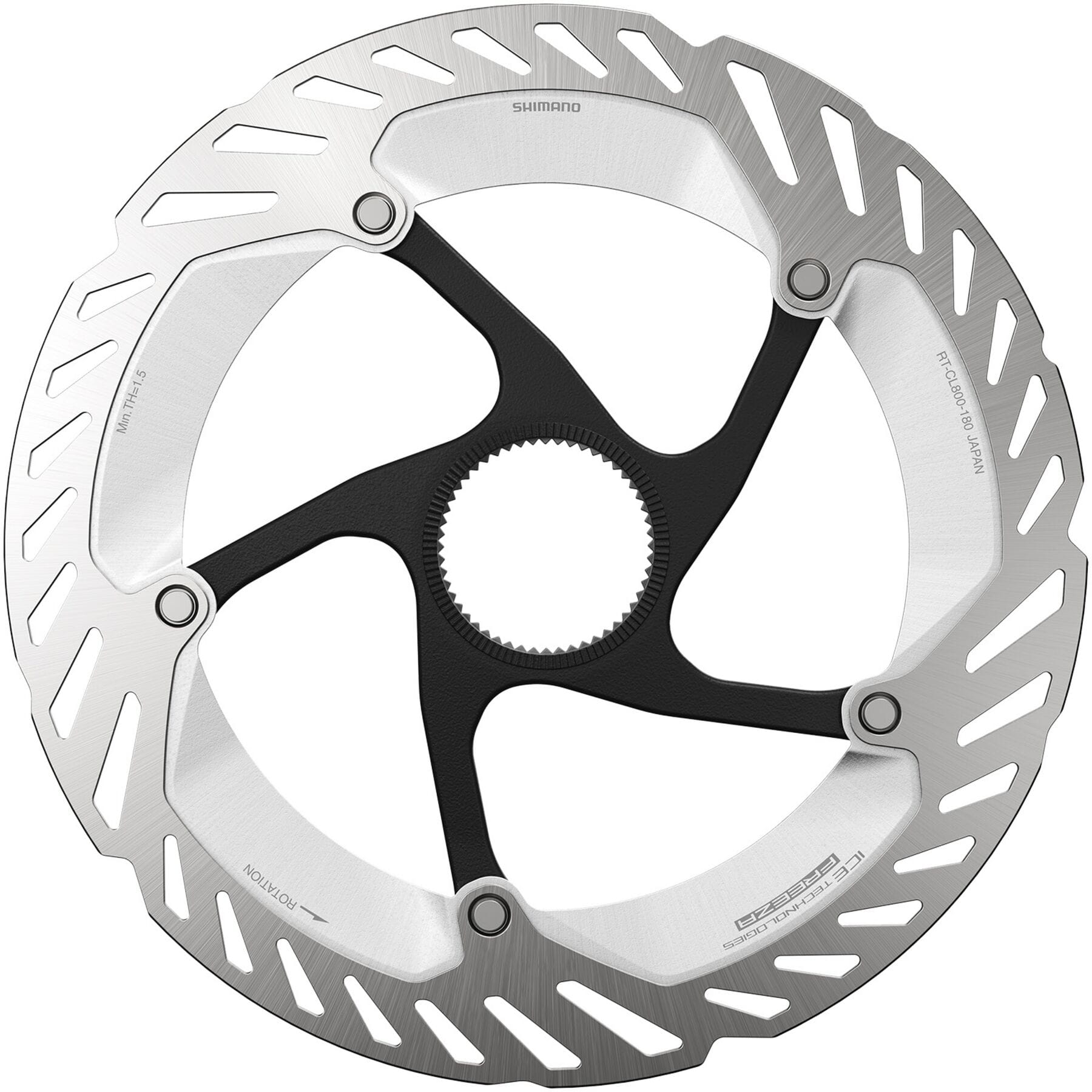 Shimano STEPS RT-CL800 Ice Tech FREEZA rotor with internal magnet lockring