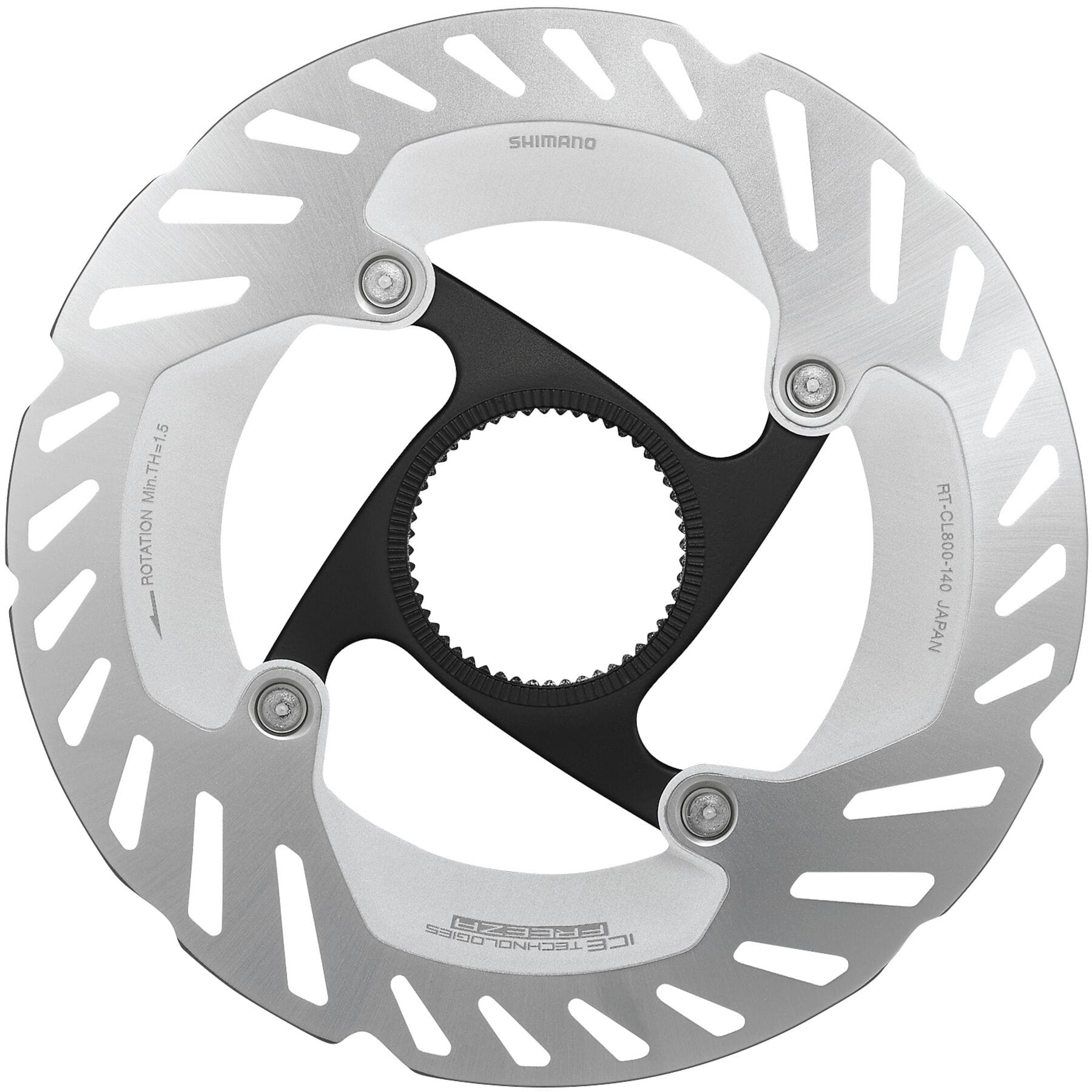 Shimano Ultegra RT-CL800 Ice Tech FREEZA rotor with internal lockring