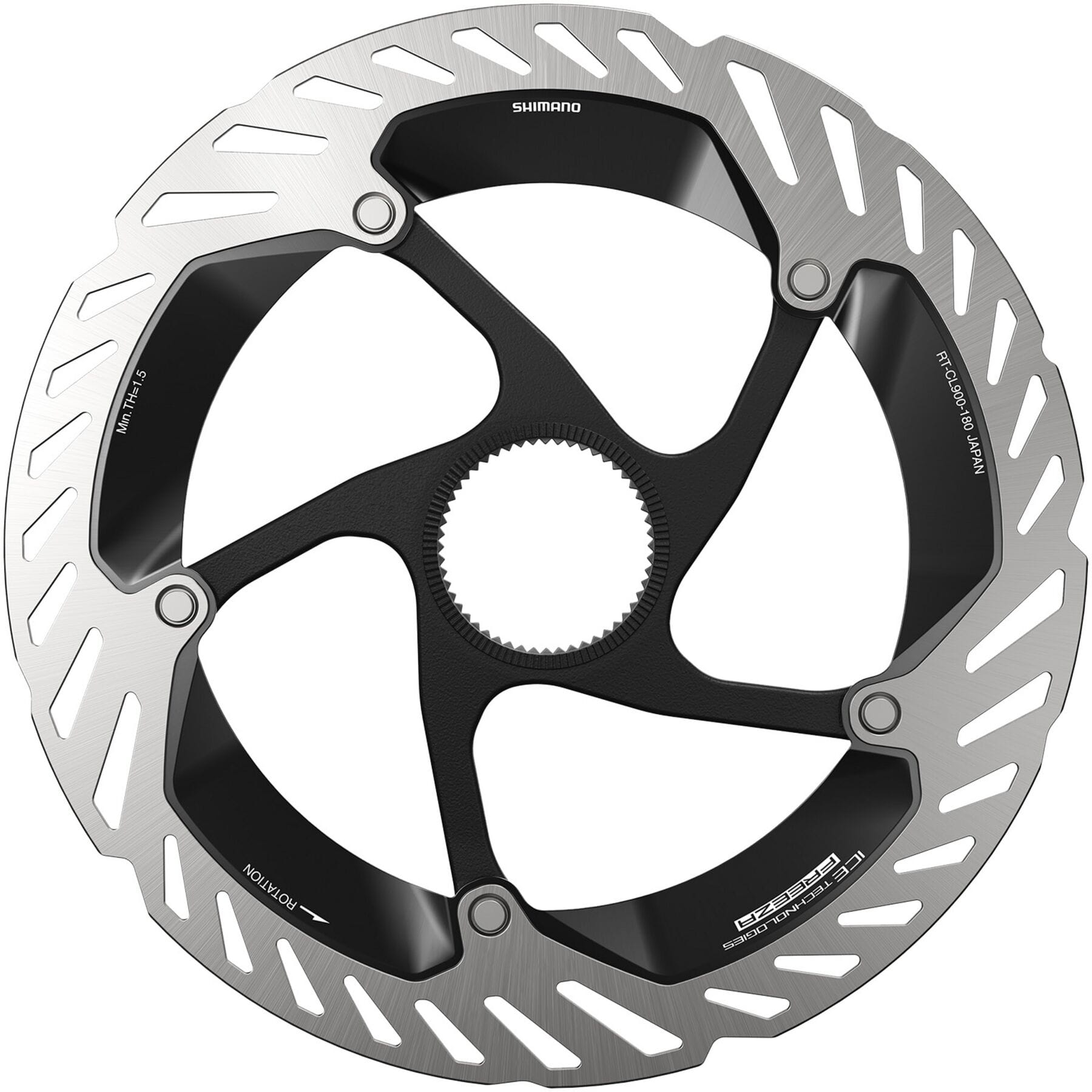 Shimano STEPS RT-CL900 Ice Tech FREEZA rotor with internal magnet lockring
