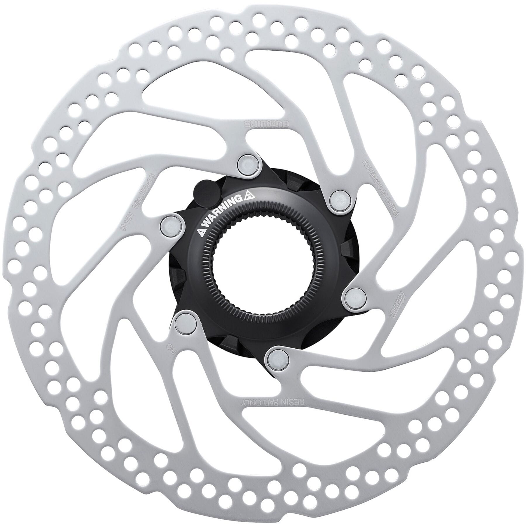 Shimano STEPS RT-EM300 rotor with internal and external lockring