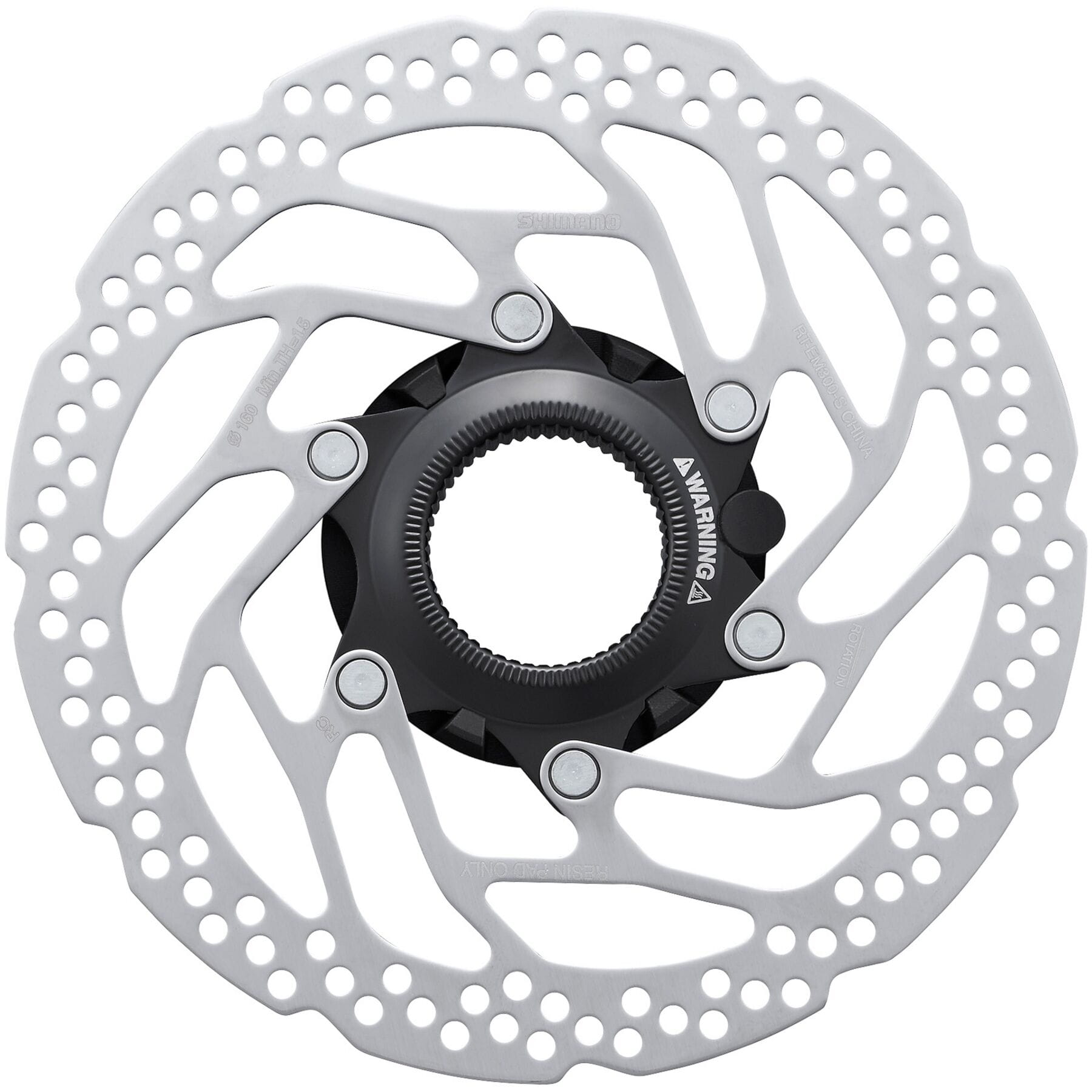 Shimano STEPS RT-EM300 rotor with internal and external lockring