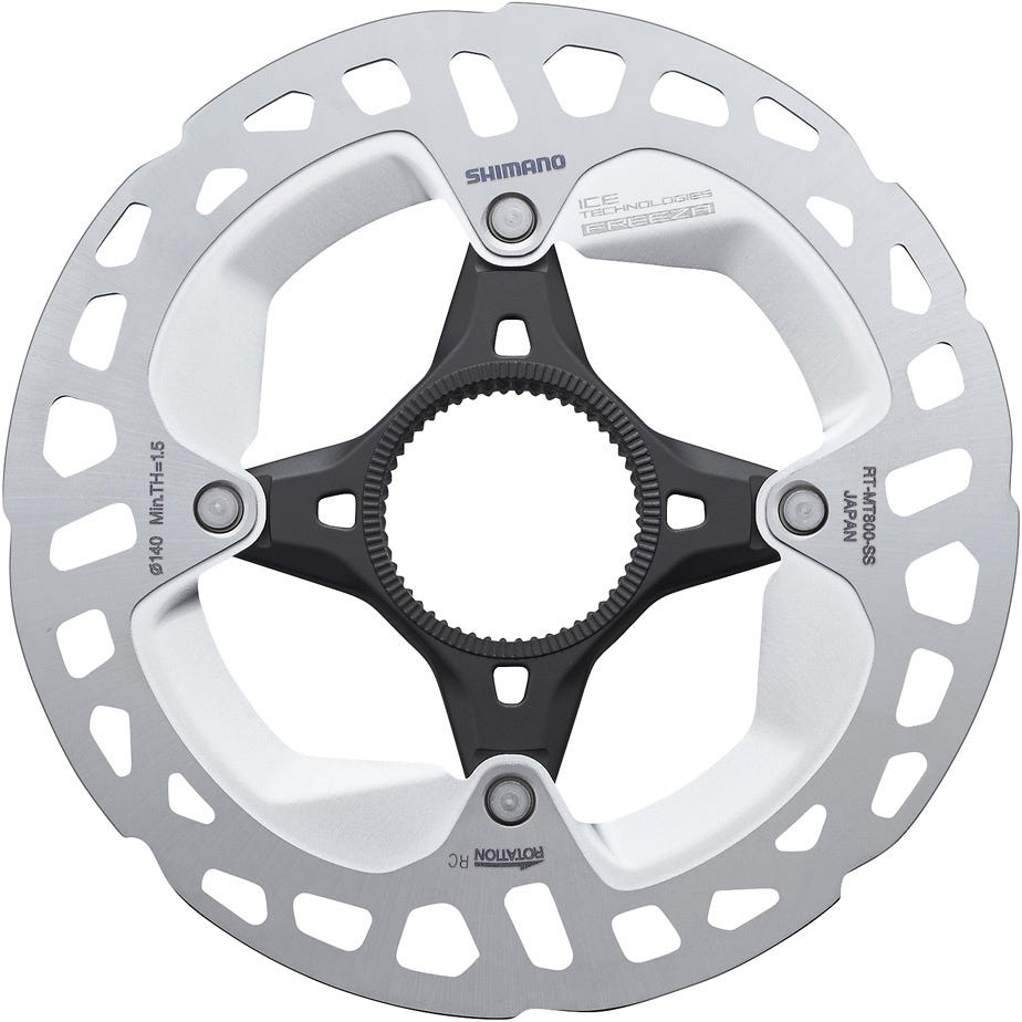 Shimano Deore XT RT-MT800 disc rotor with external lockring
