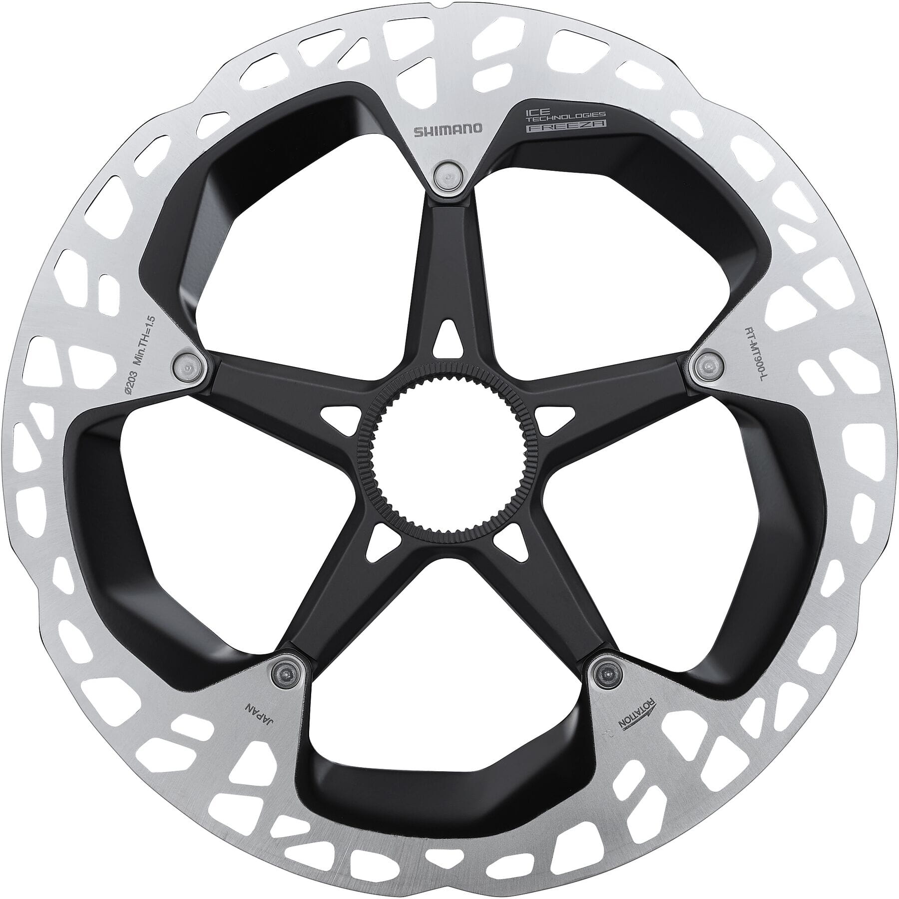 Shimano XTR RT-MT900 disc rotor with internal lockring