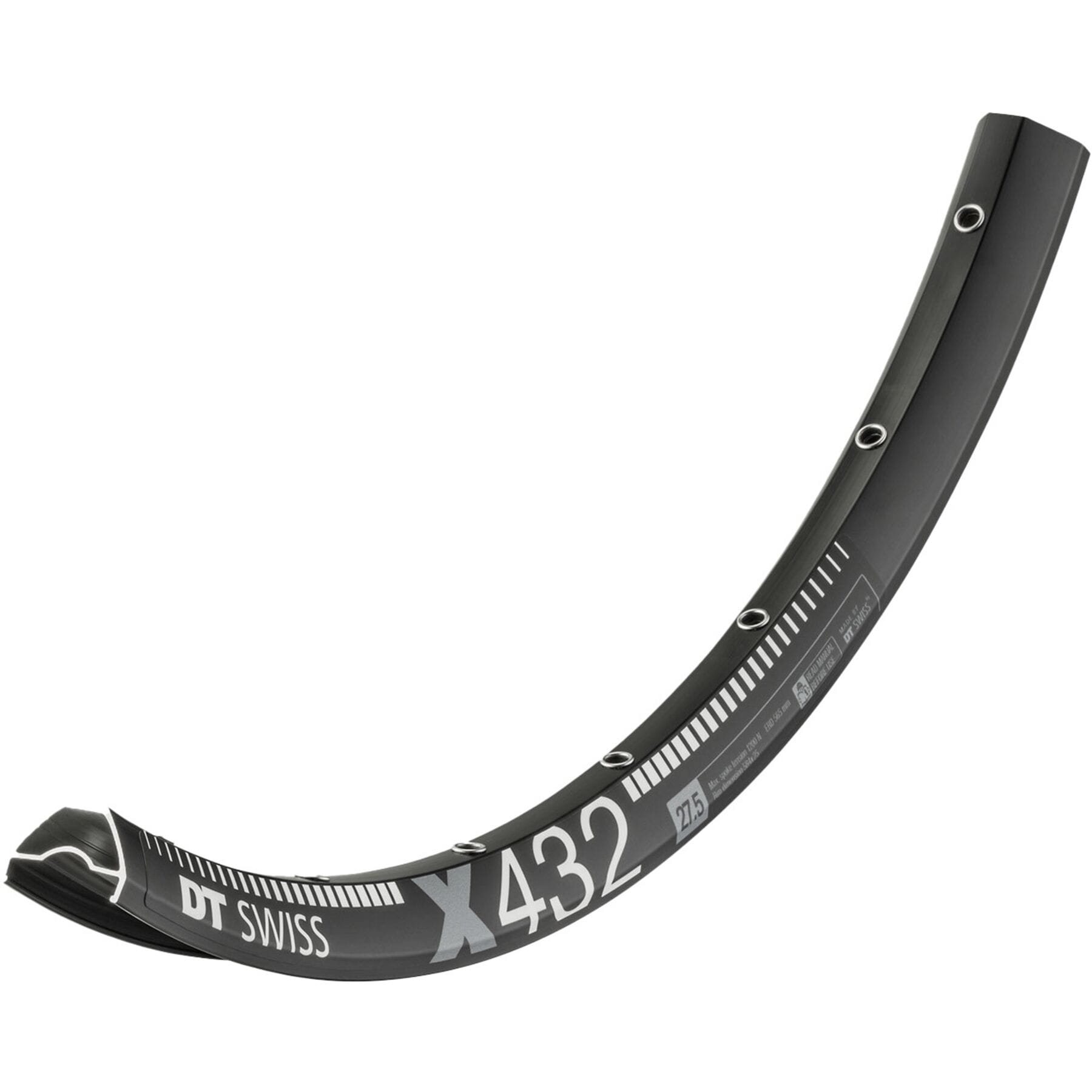 DT Swiss X 432 Sleeve-joined Presta-drilled black