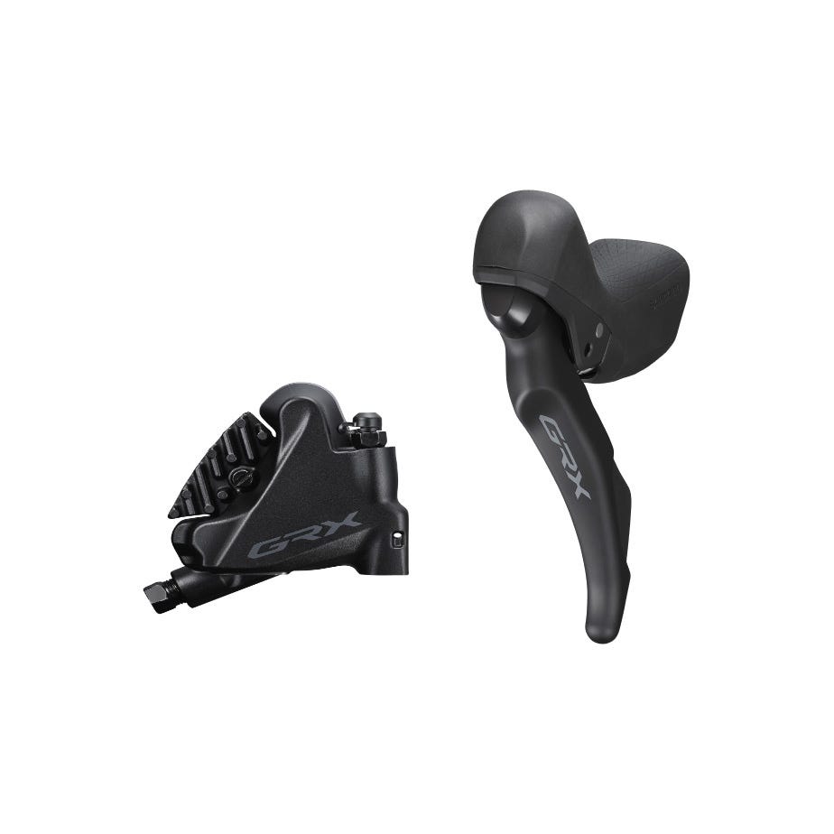 Shimano GRX ST-RX600 GRX 11-speed STI bled with BR-RX400 flat mount calliper