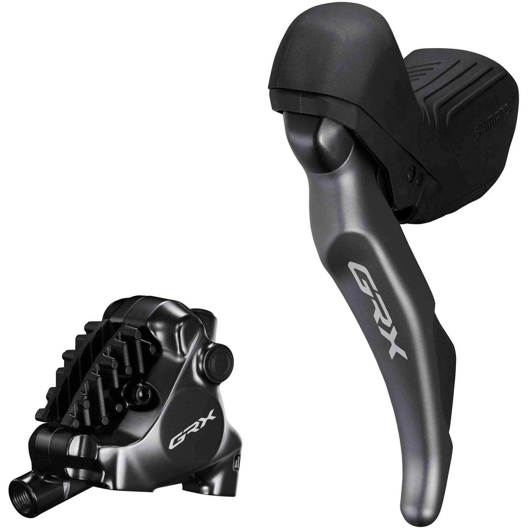 Shimano GRX ST-RX820 GRX 2-speed STI bled with BR-RX820 flat mount calliper