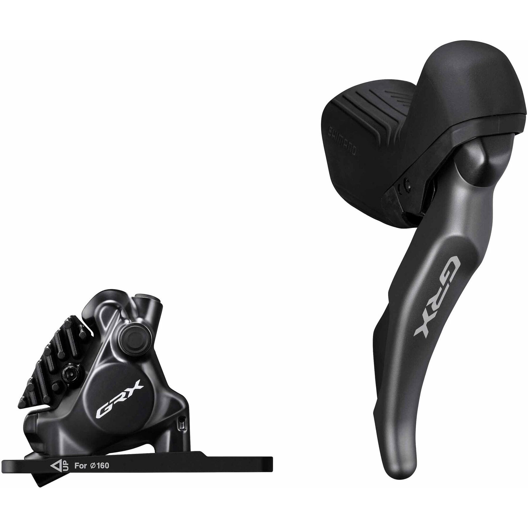 Shimano GRX ST-RX820 GRX 12-speed STI bled with BR-RX820 flat mount calliper