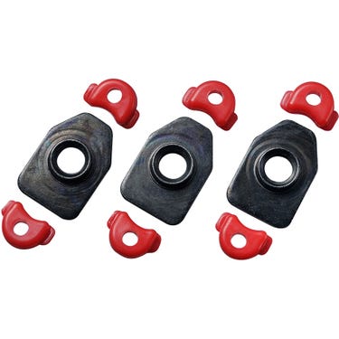 Cleat Nut Set, RC9, Set for One Shoe