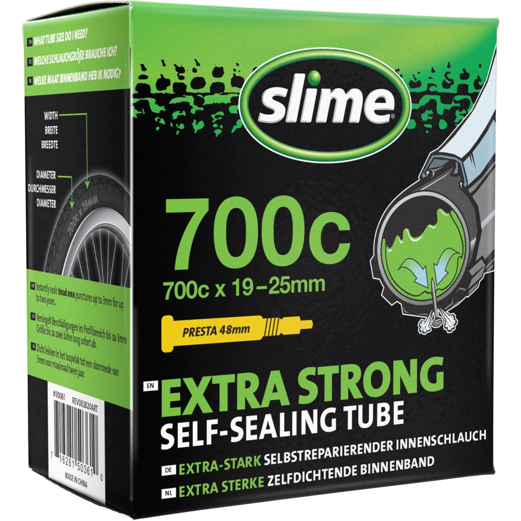 Slime Smart Tube - 700x19-25c - Presta Valve
